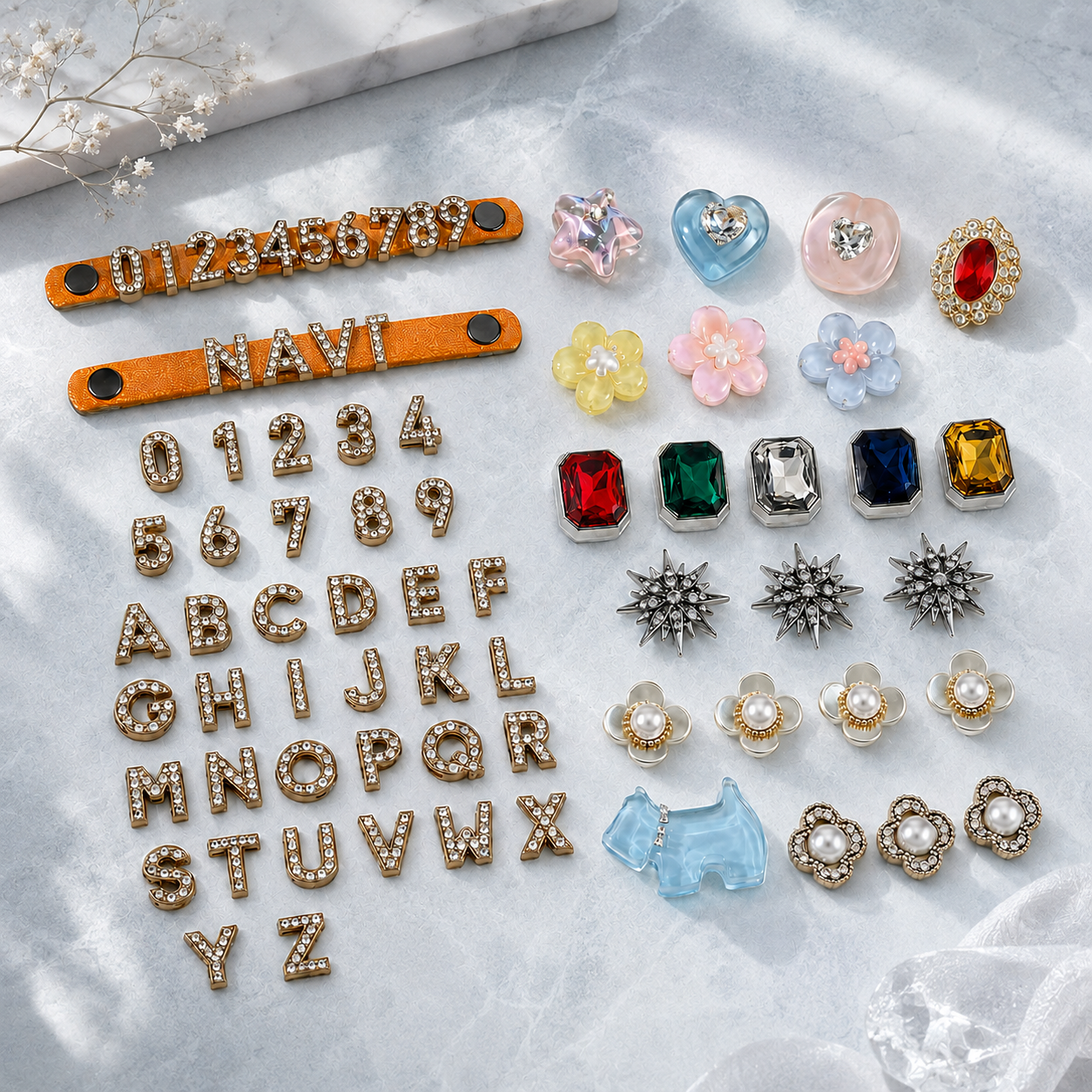 Interchangeable Magnetic Collar Charms