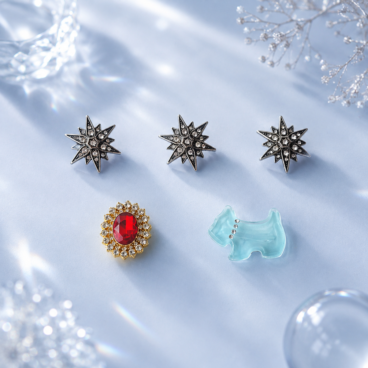 Interchangeable Magnetic Collar Charms