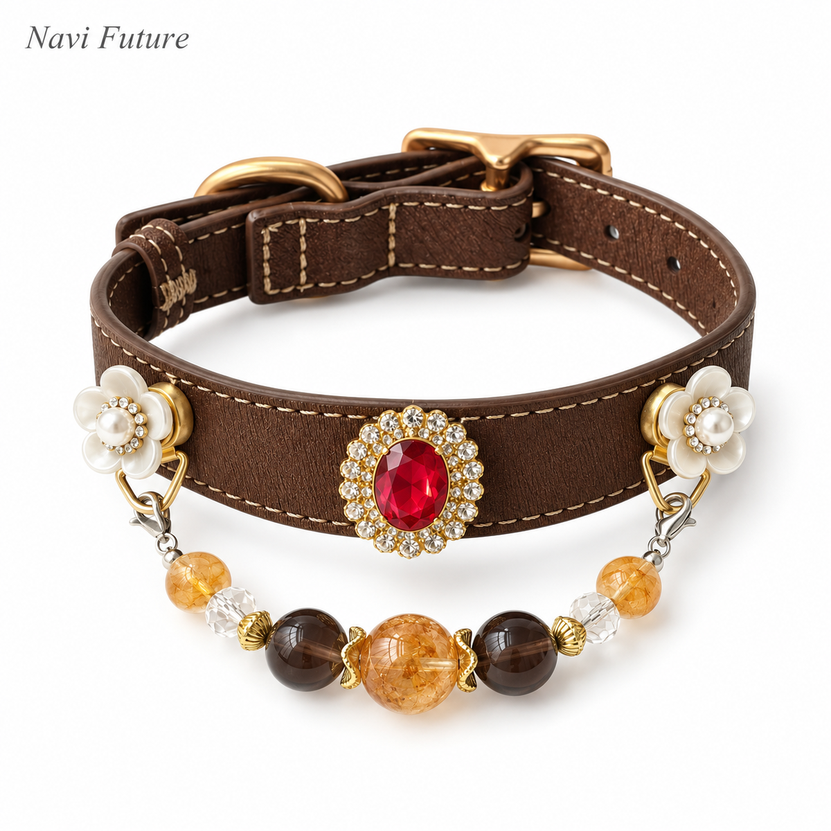 Ruby Muse Interchangeable Magnetic Pet Collar B