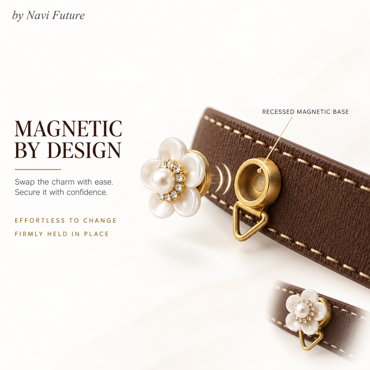 Ruby Muse Interchangeable Magnetic Pet Collar B