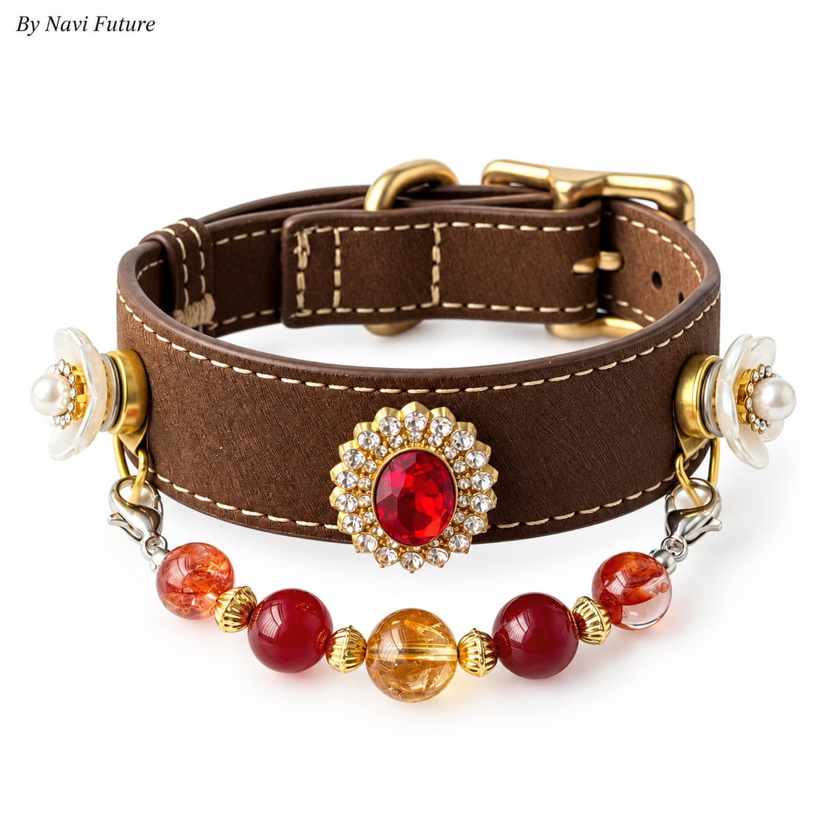 Ruby Muse Interchangeable Magnetic Pet Collar A