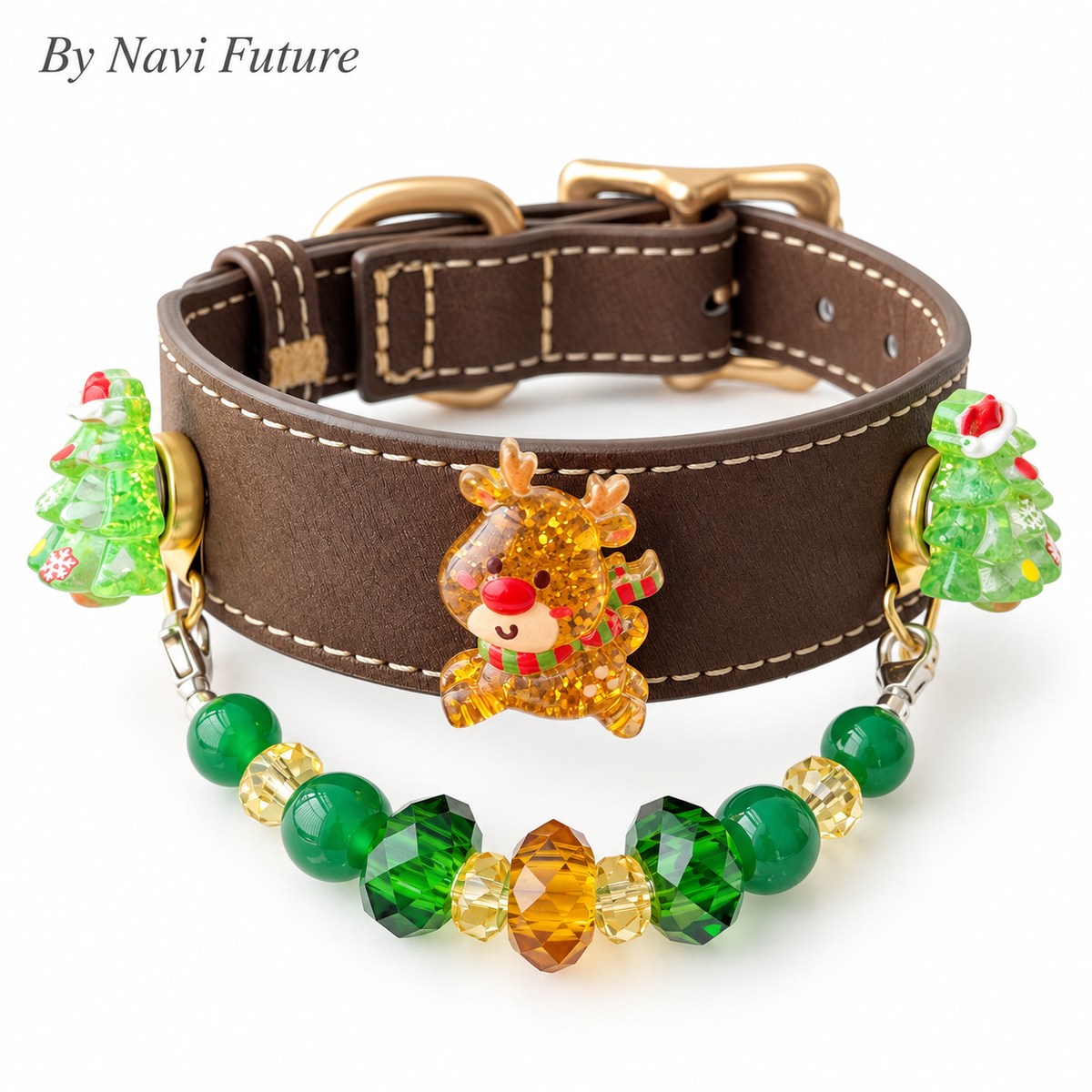 Christmas Crystal Pet Collar